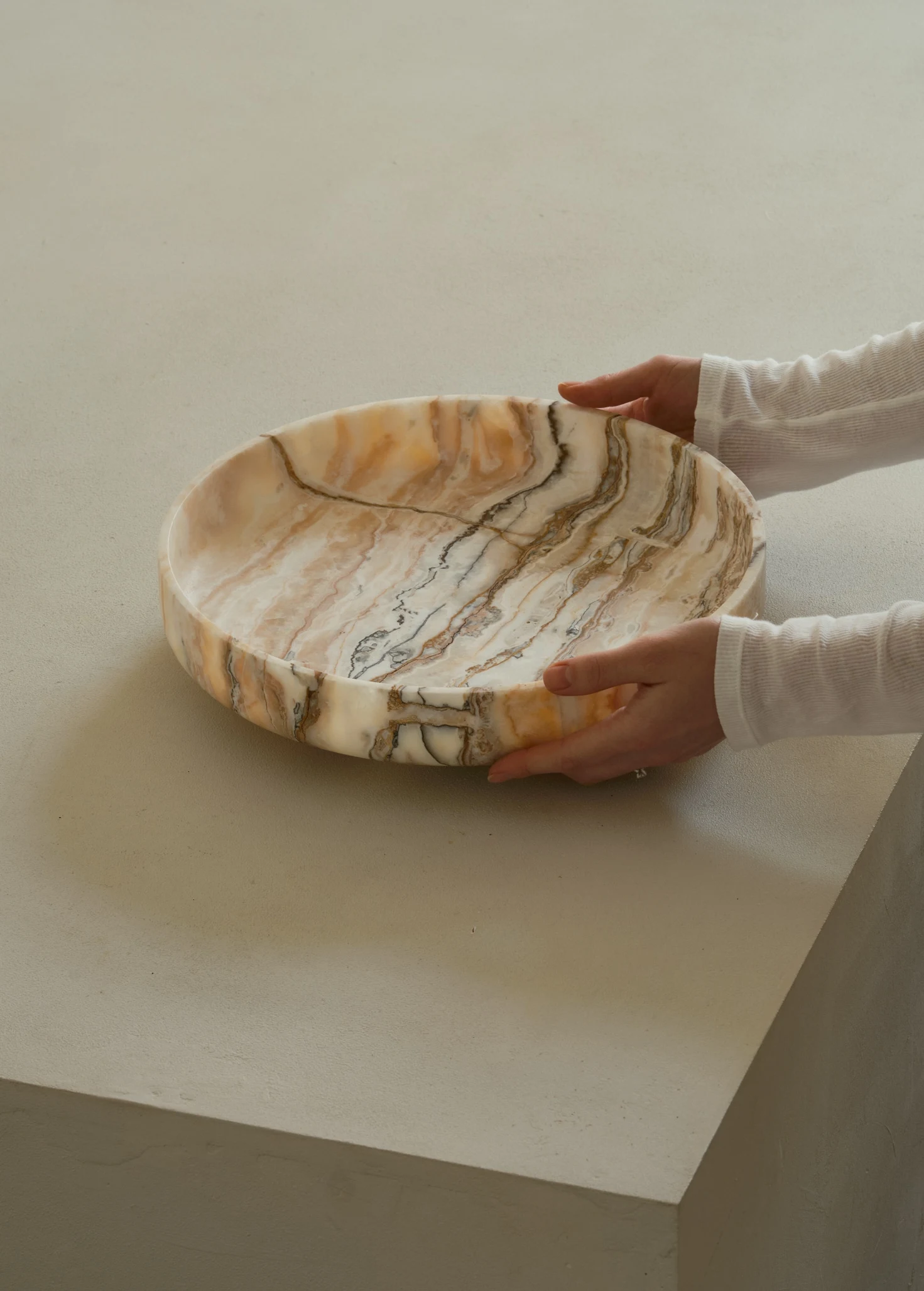 Фруктовница с природным рисунком