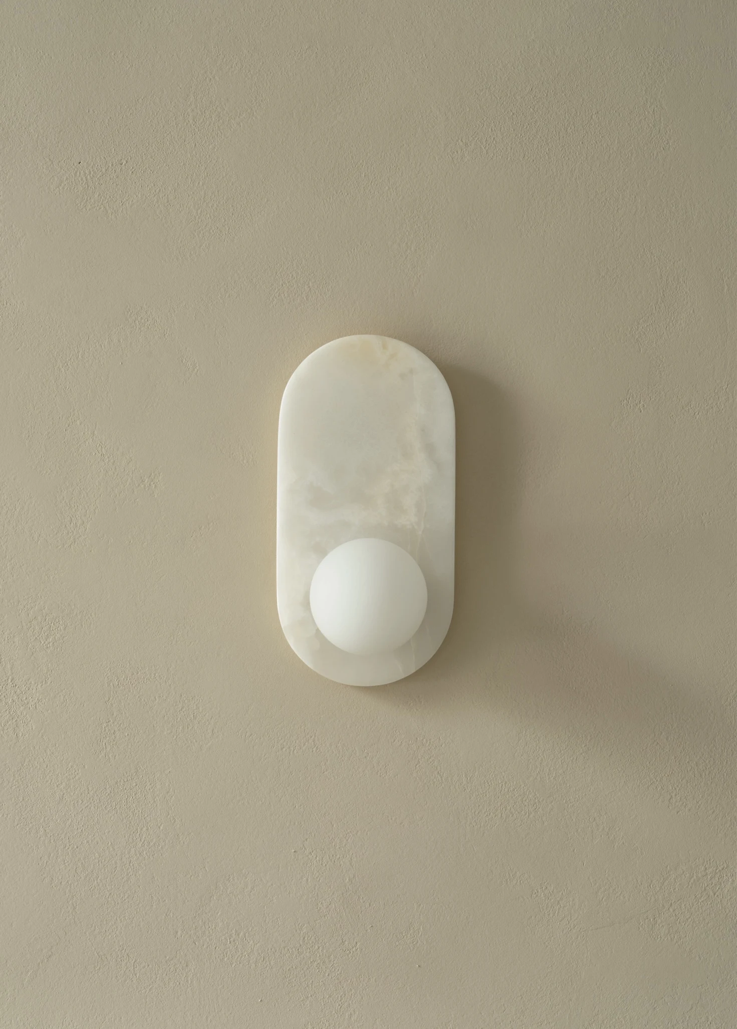 Бра из белого жадеита