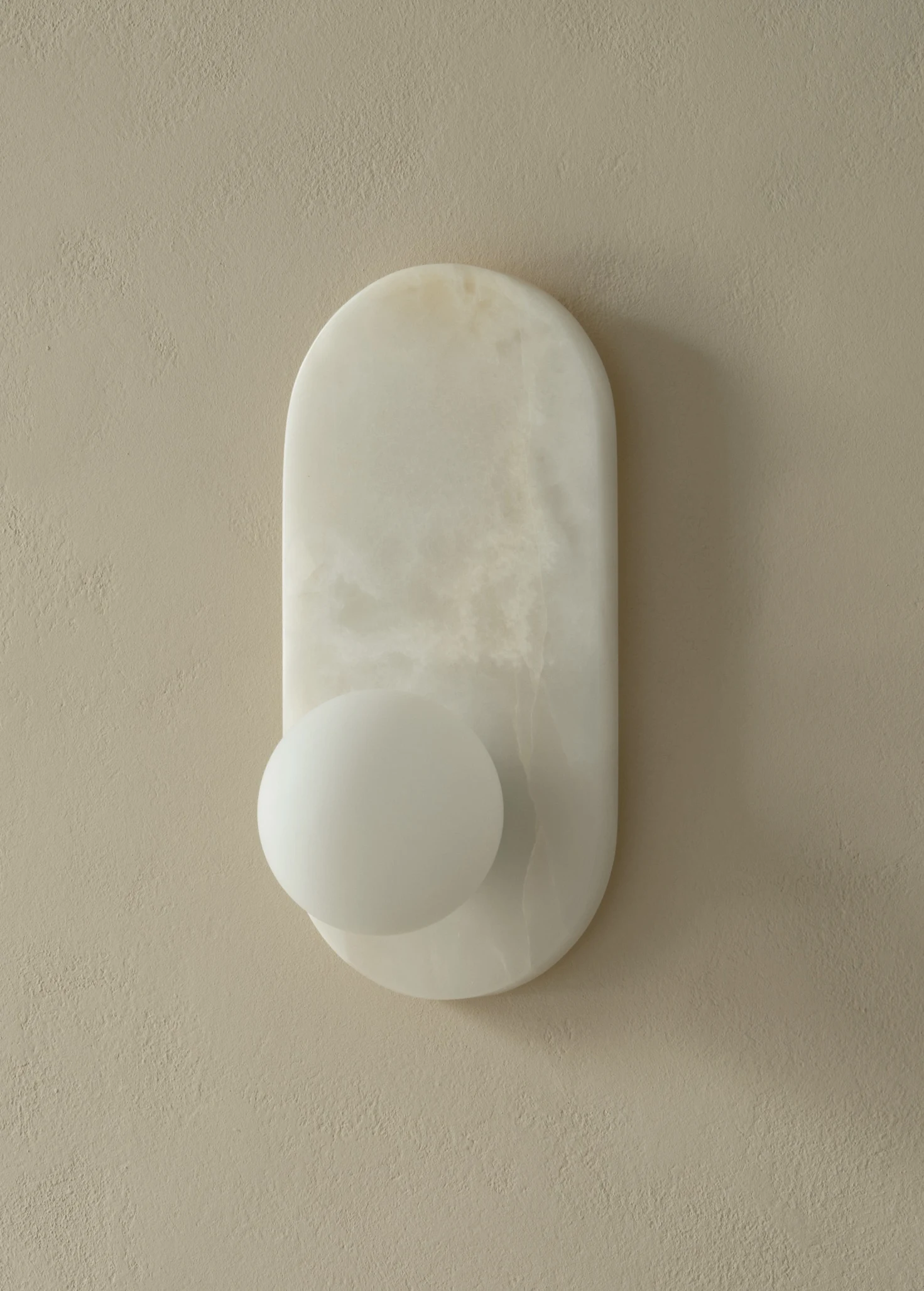 Настенное бра из натурального камня